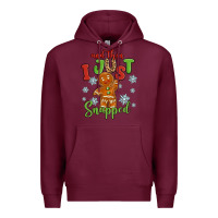 Burgundy and then i just snnaped Premium Hoodie - MaliasSmallBusiness