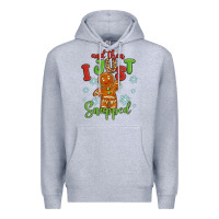 Heather Grey and then i just snnaped Premium Hoodie - MaliasSmallBusiness