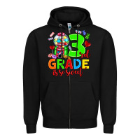 Black 3 rd grade is so sweet Zipper Hoodie - AdoDesignShop