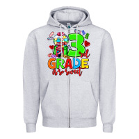 Heather Grey 3 rd grade is so sweet Zipper Hoodie - AdoDesignShop