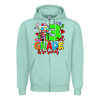 Seafoam 3 rd grade is so sweet Zipper Hoodie - AdoDesignShop