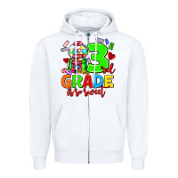 White 3 rd grade is so sweet Zipper Hoodie - AdoDesignShop
