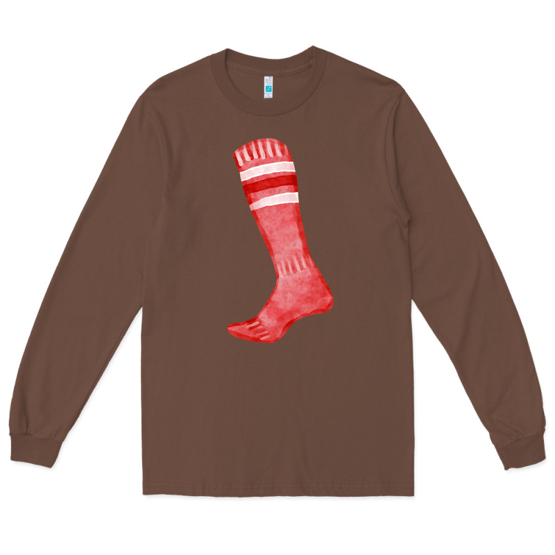 Red Sock Fa Element Long Sleeve Tee by FaDigitalArtStudio | Teevron