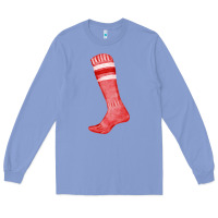 Colony Blue red sock fa element Long Sleeve Tee - FaDigitalArtStudio