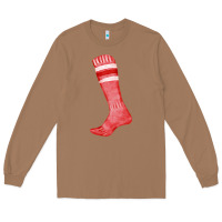 Toasted Coconut red sock fa element Long Sleeve Tee - FaDigitalArtStudio