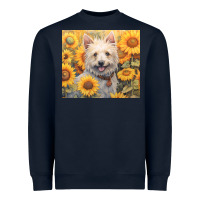 Navy westie Heavyweight Sweatshirt - Unal Design