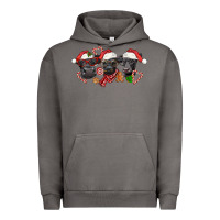 Pigment Tornado Christmas Black Angus Cows Urban Hoodie - LillyAllenDesigns