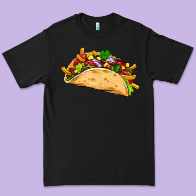 Mexican Taco Premium Tee Designed By Artiststas
