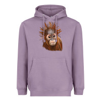 Lavender baby orangutan Heavyweight Hoodie - LillyAllenDesigns