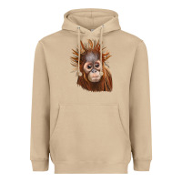 Mushroom baby orangutan Heavyweight Hoodie - LillyAllenDesigns