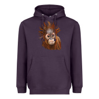 Plum baby orangutan Heavyweight Hoodie - LillyAllenDesigns