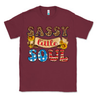 Burgundy sassy little soul Classic Tee - HRA Design Shop