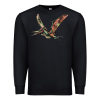 Black Pteranodon Premium Sweatshirt - LillyAllenDesigns