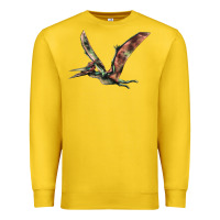 Lemon Pteranodon Premium Sweatshirt - LillyAllenDesigns