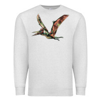 Oatmeal Heather Pteranodon Premium Sweatshirt - LillyAllenDesigns