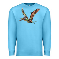 Ocean Blue Pteranodon Premium Sweatshirt - LillyAllenDesigns