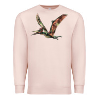 Pale Pink Pteranodon Premium Sweatshirt - LillyAllenDesigns