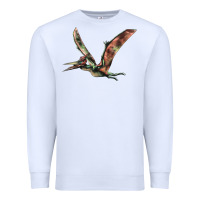 White Pteranodon Premium Sweatshirt - LillyAllenDesigns