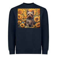 Navy yorkshire terrier Heavyweight Sweatshirt - Unal Design