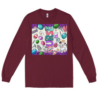 Burgundy Easter Nurse tumbler Easter Day Long Sleeve Tee - Neo Western