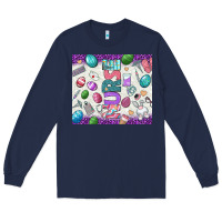Navy Easter Nurse tumbler Easter Day Long Sleeve Tee - Neo Western
