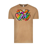 Vintage Camel pride hearts Vintage Tee - texasbilliewilder