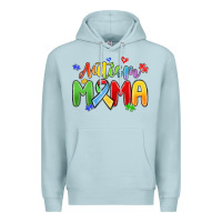 Blue Mist autism mama Premium Hoodie - MaliasSmallBusiness