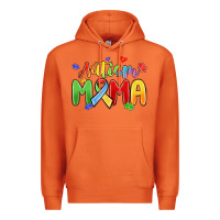 Carrot autism mama Premium Hoodie - MaliasSmallBusiness