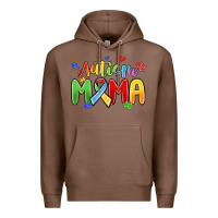 Chestnut autism mama Premium Hoodie - MaliasSmallBusiness