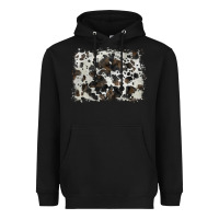 Black cowhide background Heavyweight Hoodie - BarkalooDesign