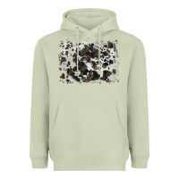 Matcha cowhide background Heavyweight Hoodie - BarkalooDesign