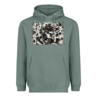 Sage cowhide background Heavyweight Hoodie - BarkalooDesign