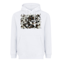 White cowhide background Heavyweight Hoodie - BarkalooDesign