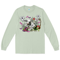 Matcha halloween cow and ghosts Long Sleeve Tee - AdoDesignShop
