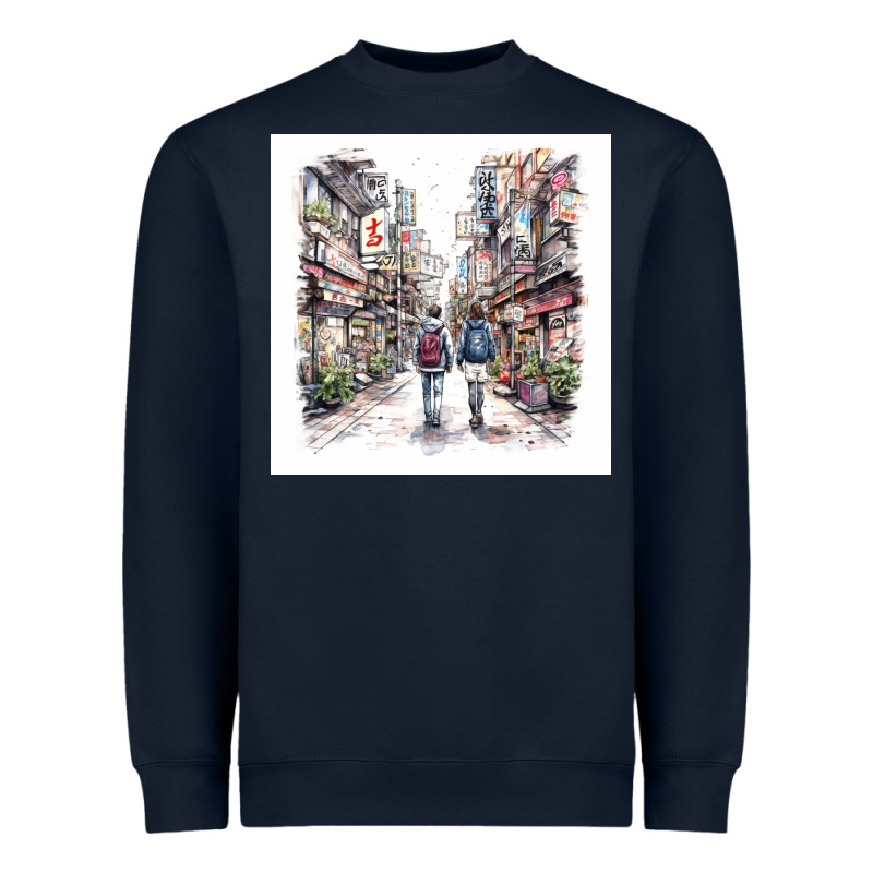 Japan Street Heavyweight Sweatshirt by Unal Design | Teevron