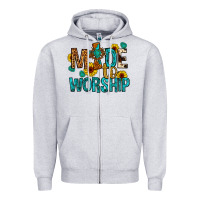 Heather Grey made to worship Zipper Hoodie - Artiststas