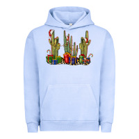 Pigment Grape Ice Christmas Cactus Urban Hoodie - LillyAllenDesigns