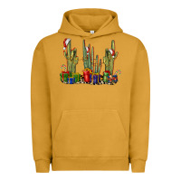 Pigment Peanut Butter Christmas Cactus Urban Hoodie - LillyAllenDesigns