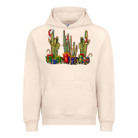 Sandshell Christmas Cactus Urban Hoodie - LillyAllenDesigns