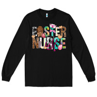 Black Easter Nurse Easter Day Long Sleeve Tee - Neo Western