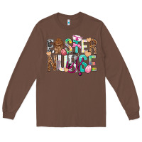 Chestnut Easter Nurse Easter Day Long Sleeve Tee - Neo Western