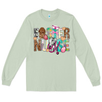 Matcha Easter Nurse Easter Day Long Sleeve Tee - Neo Western