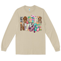 Mushroom Easter Nurse Easter Day Long Sleeve Tee - Neo Western