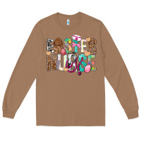 Toasted Coconut Easter Nurse Easter Day Long Sleeve Tee - Neo Western