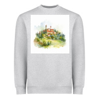 Heather Grey Italy Heavyweight Sweatshirt - Unal Design