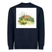 Navy Italy Heavyweight Sweatshirt - Unal Design