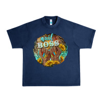 Navy nail boss Urban Heavy Tee - BarkalooDesign