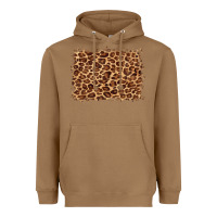 Toasted Coconut leopard background Heavyweight Hoodie - BarkalooDesign