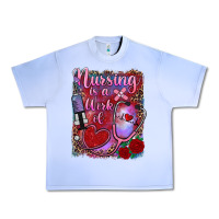 Grape Ice nursing is a work of heart Urban Heavy Tee - RanaPortraitStore