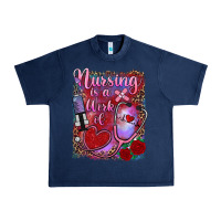Navy nursing is a work of heart Urban Heavy Tee - RanaPortraitStore